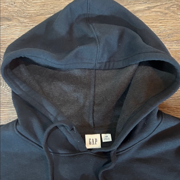 GAP Black Hoodie with Silver Glitter Logo - Picture 4 of 5
